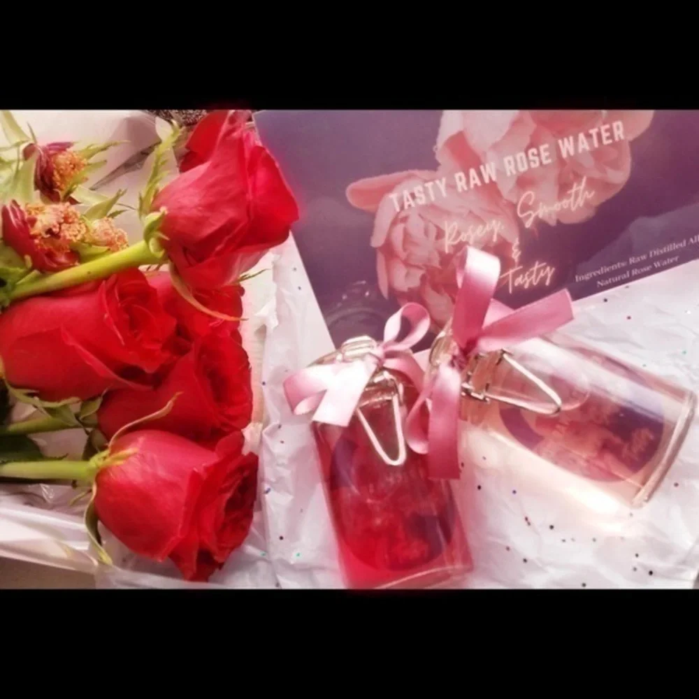 Tasty Raw Organic Rose Water